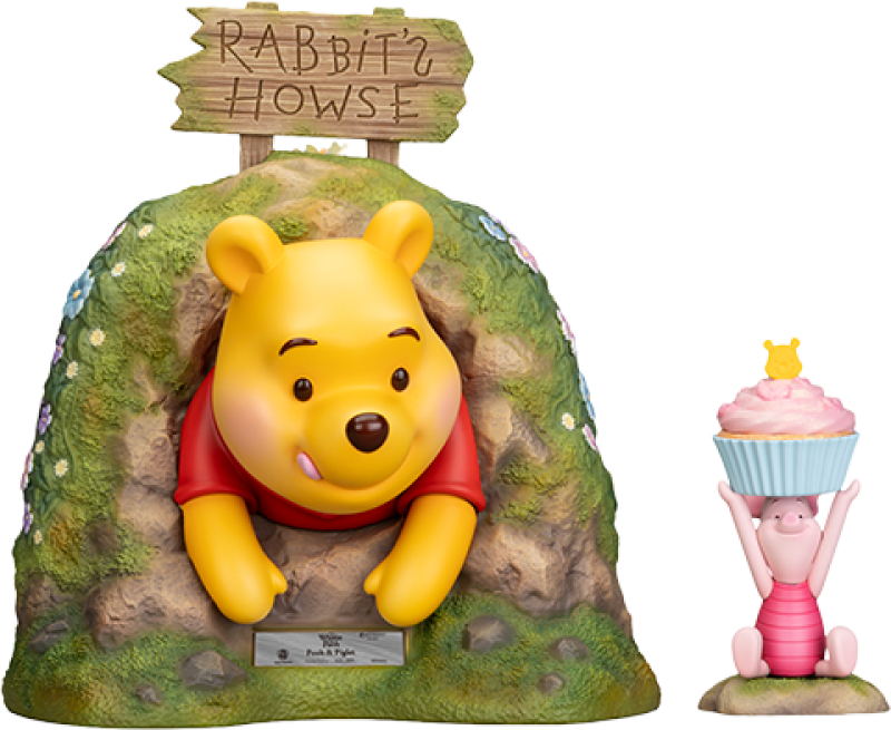 Pooh & Piglet Statues by Beast Kingdom