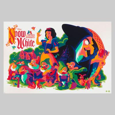 Snow White and the Seven Dwarfs (Old Hag Variant) art print