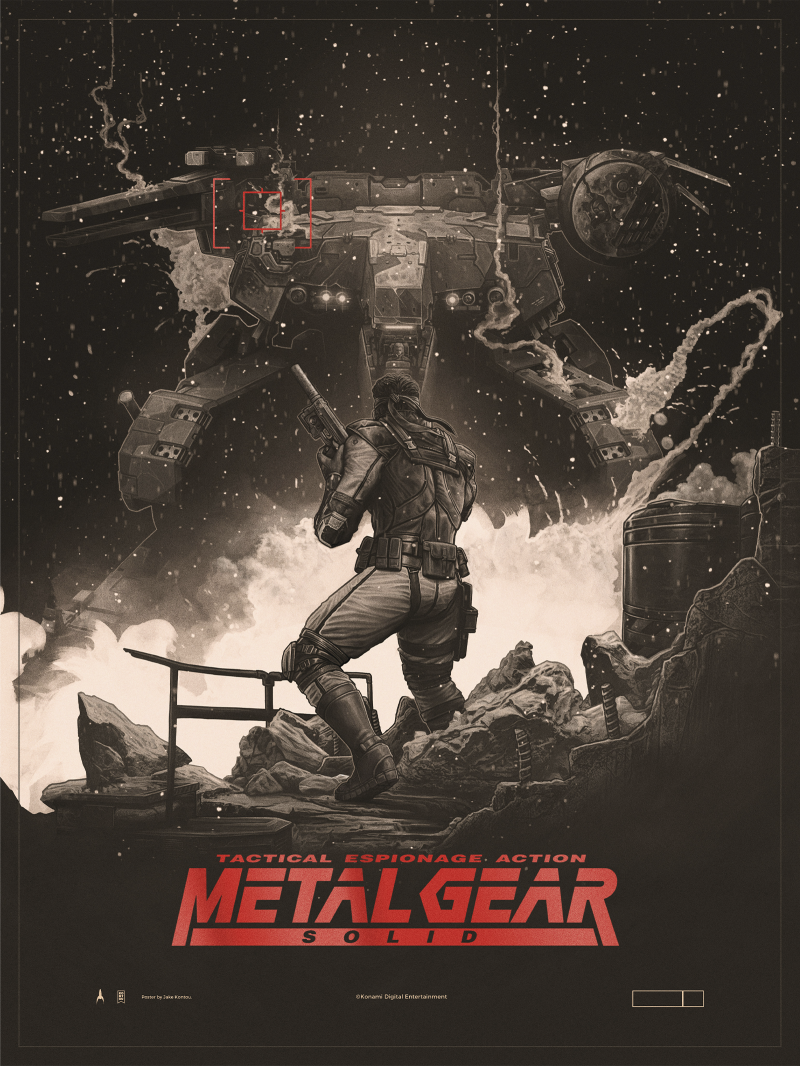Metal Gear Solid Art Print by Apollo Gallery