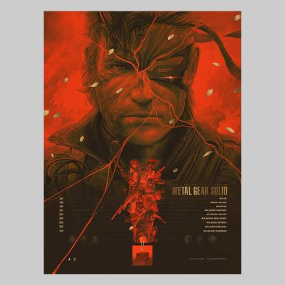 Metal Gear Solid Legacy Alert Gold Variant art print