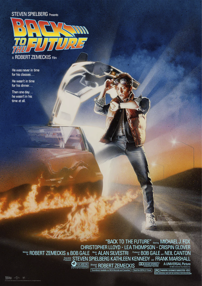 Back to the Future Movie Poster by Vice Press
