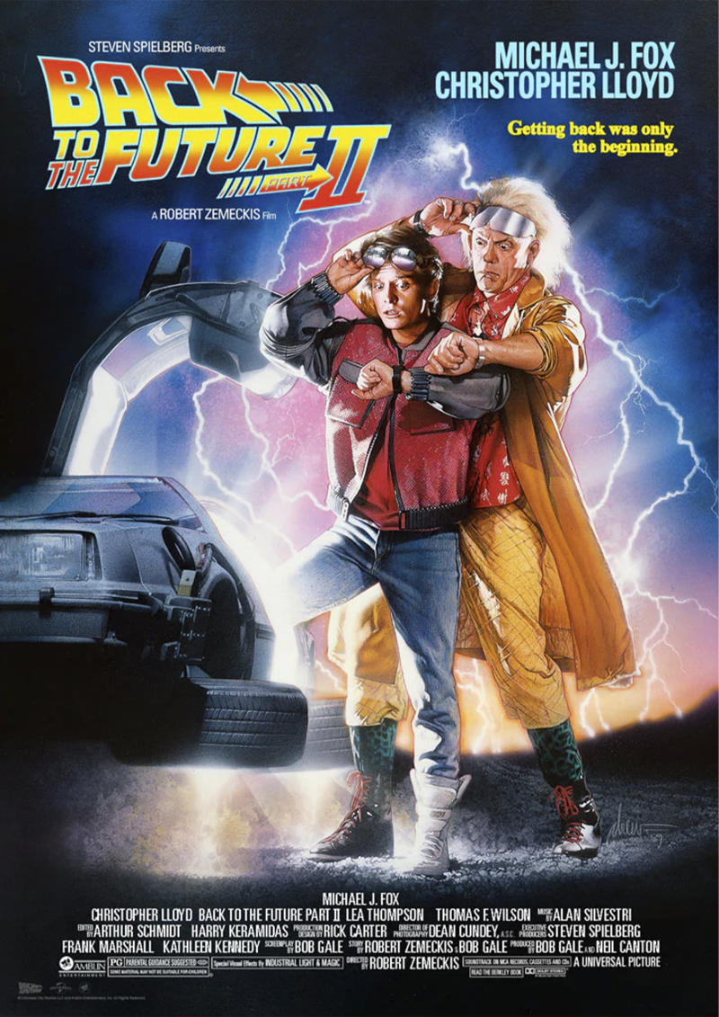 Back to the Future Part II Movie Poster by Vice Press