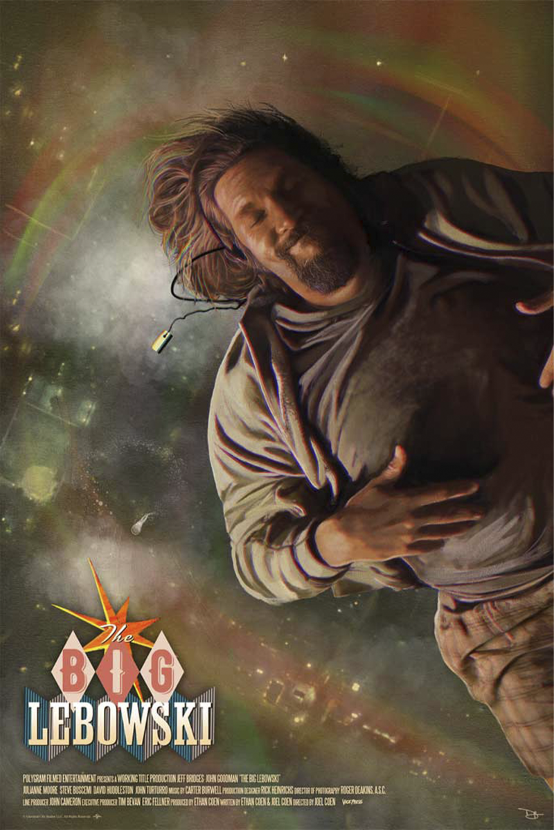 The Big Lebowski Movie Poster by Vice Press