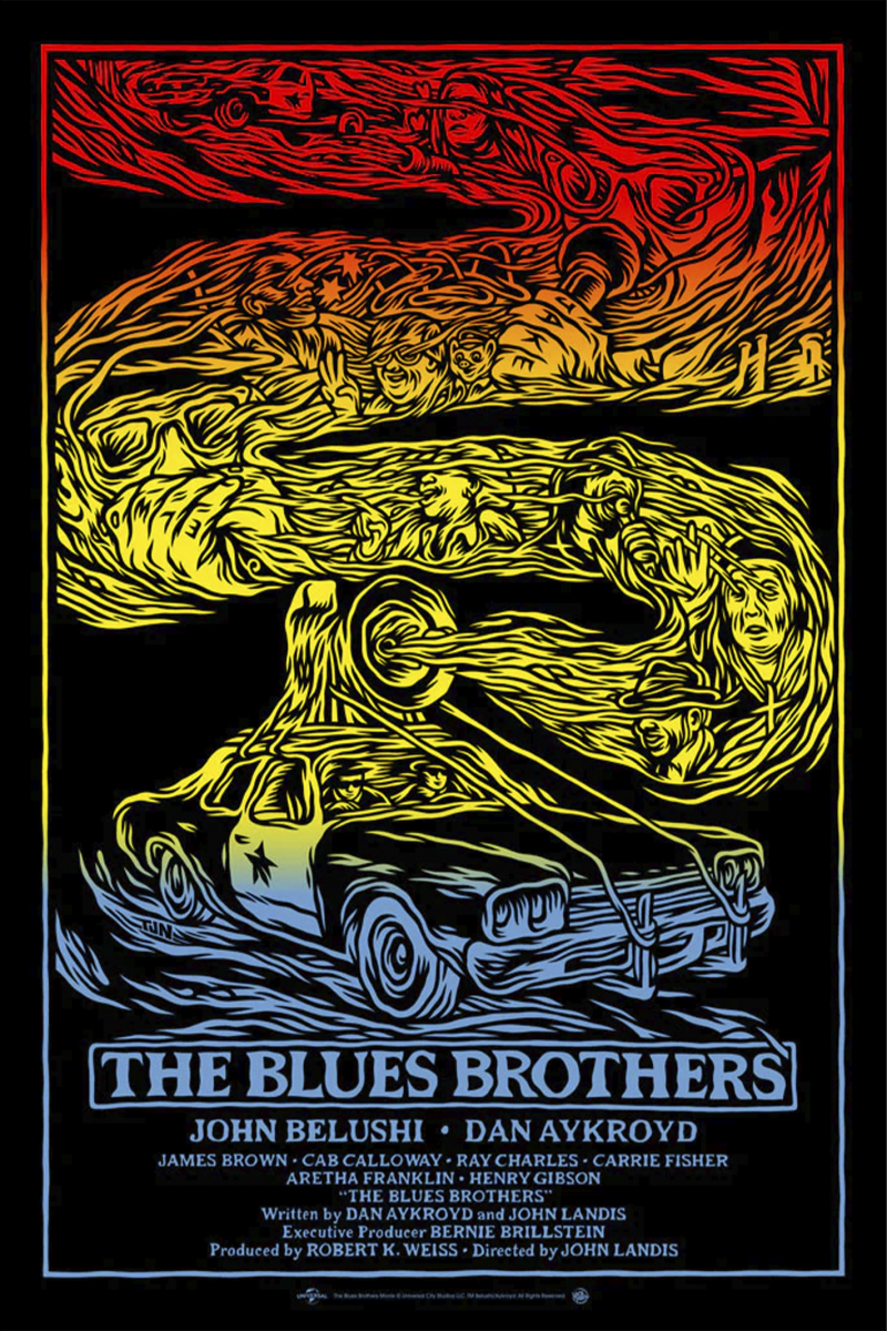 The Blues Brothers Screenprint Movie Poster by Vice Press