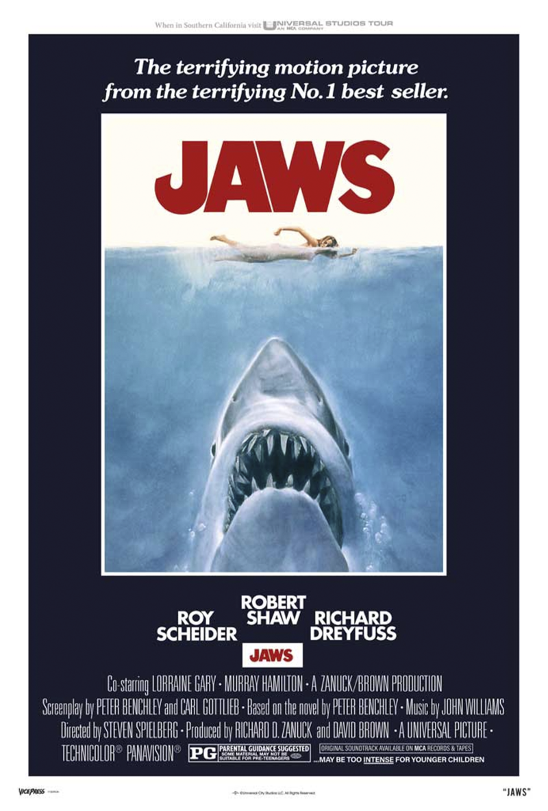 Jaws by Roger Kastel (One Sheet) Movie Poster by Vice Press