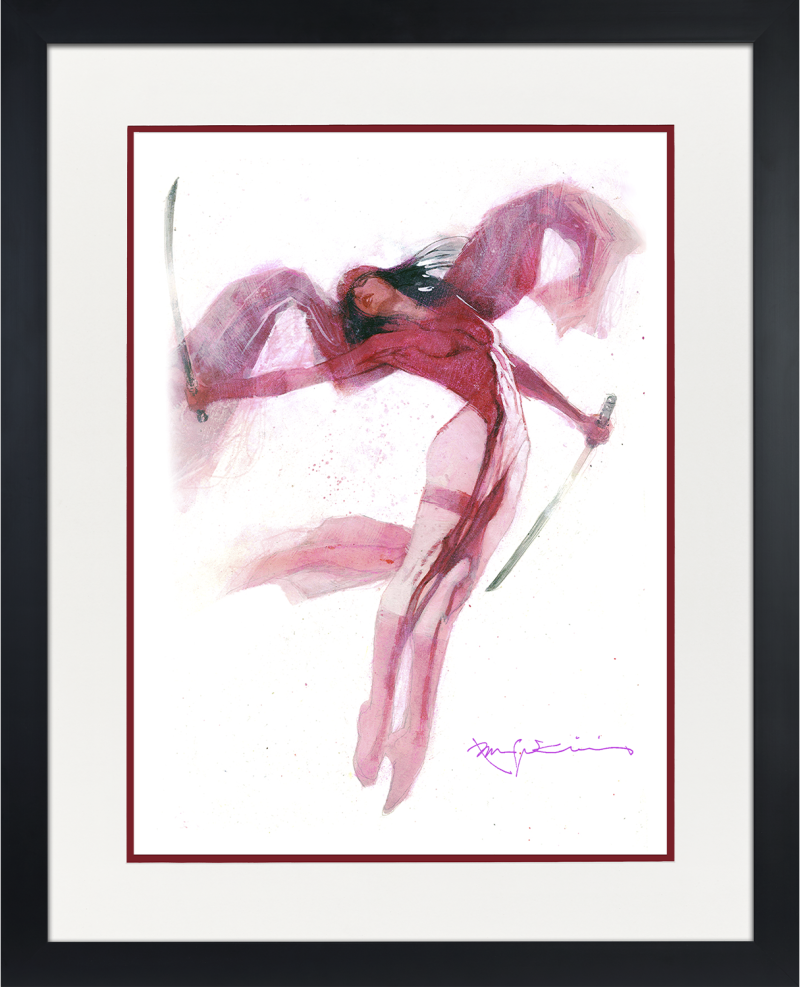 Elektra: Crimson Grace Art Print by Bill Sienkiewicz
