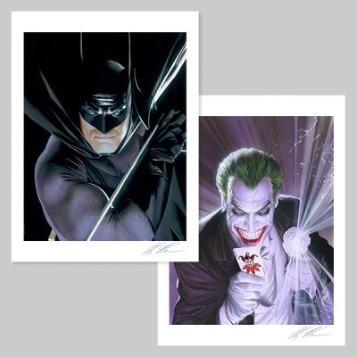 The Joker™ & Batman™: Mythology Fine Art Print Set art print