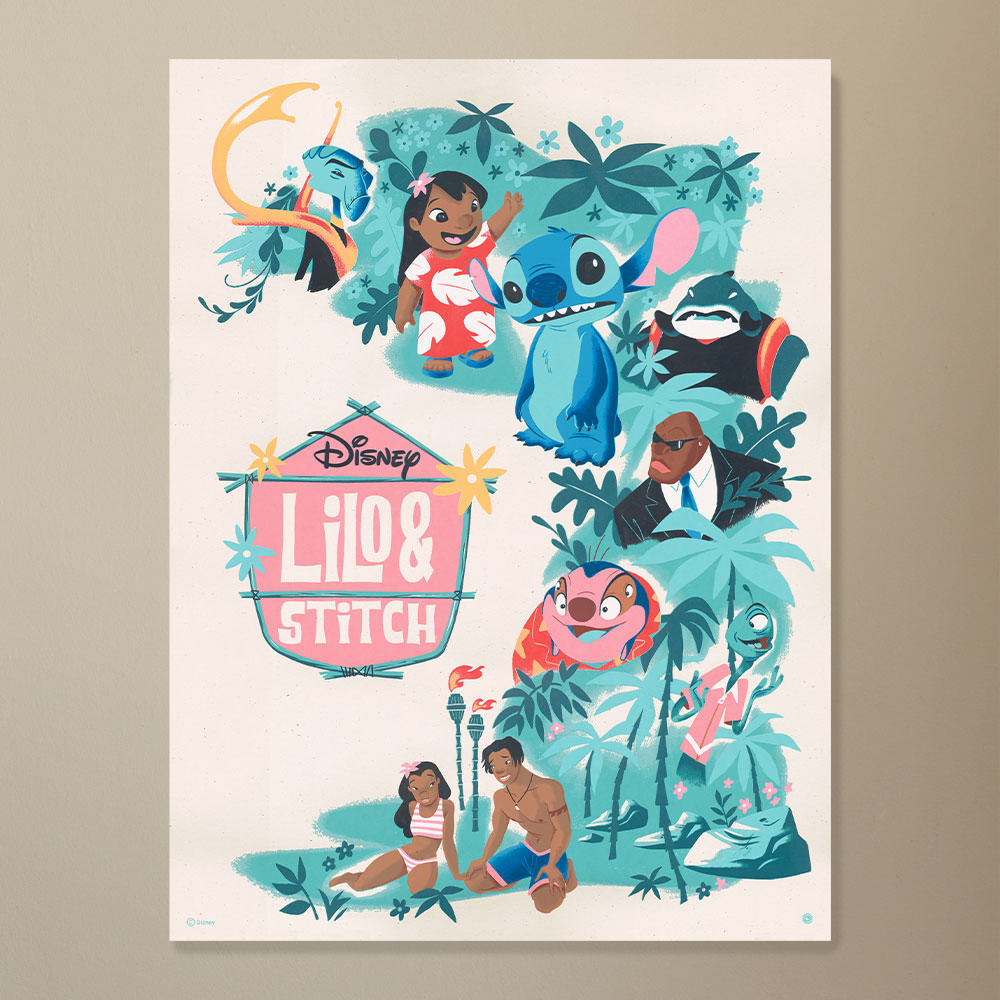 Lilo & Stitch Movie Poster by Cyclops Print Works