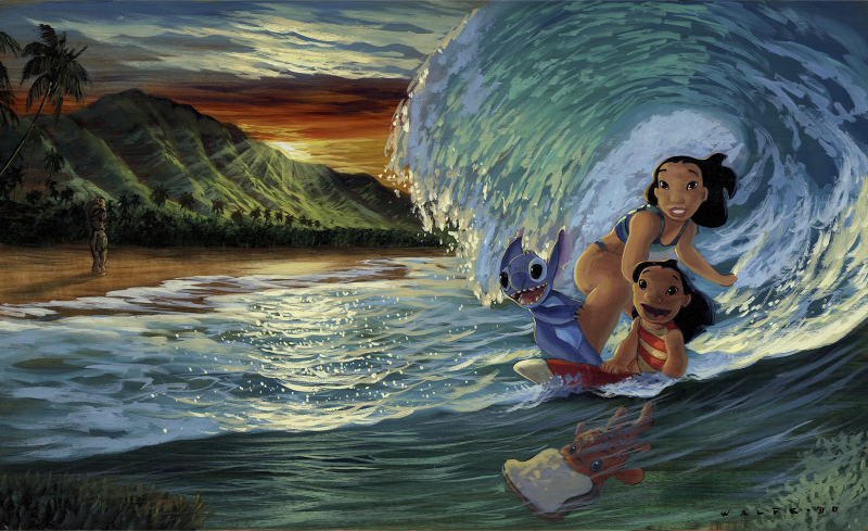 Morning Surf Art Print by Disney Fine Art