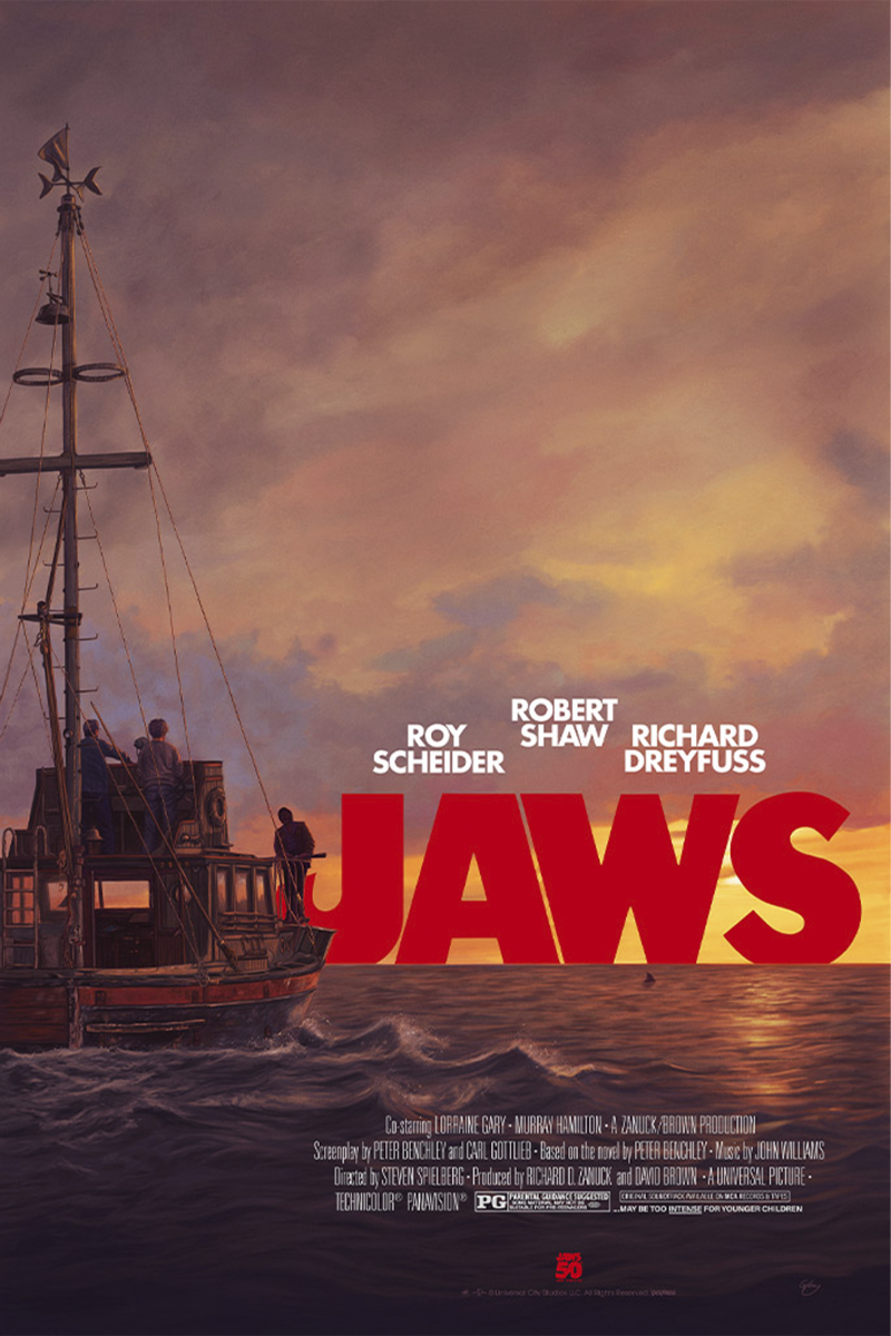 Jaws 3 Movie Poster by Vice Press
