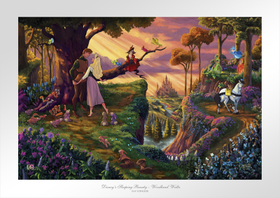 Sleeping Beauty - Woodland Waltz Art Print