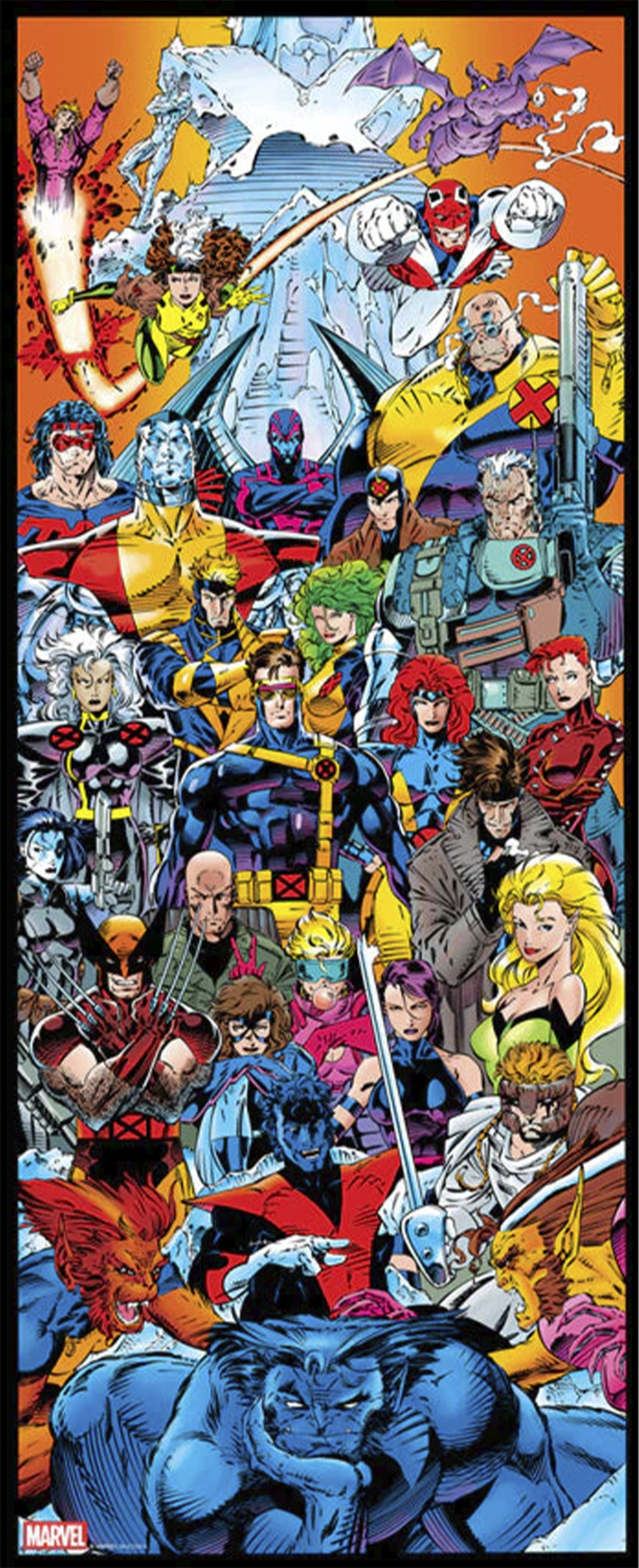 X-Men Door Poster (Variant) Art Print by ACME Archives