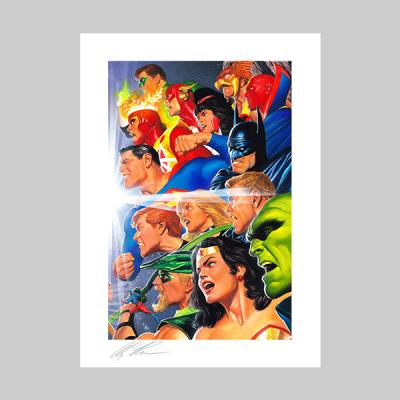 JLA: Warriors of Justice art print