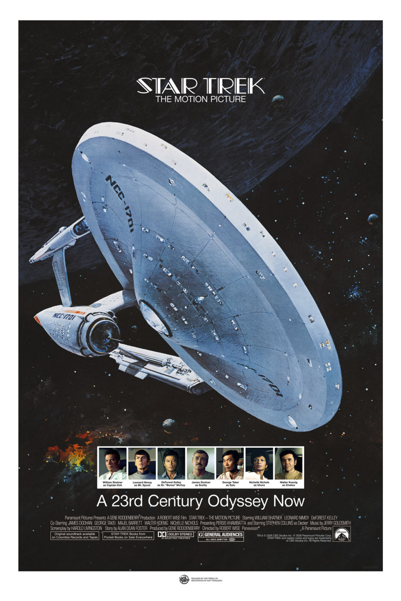 Star Trek: The Motion Picture - 1978 Teaser Movie Poster by Vice Press