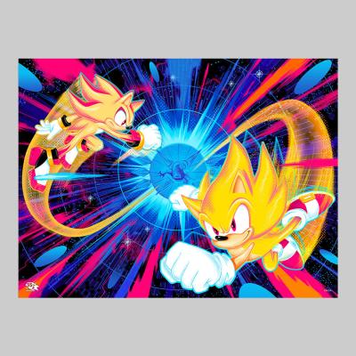 Sonic the Hedgehog: Live and Learn art print