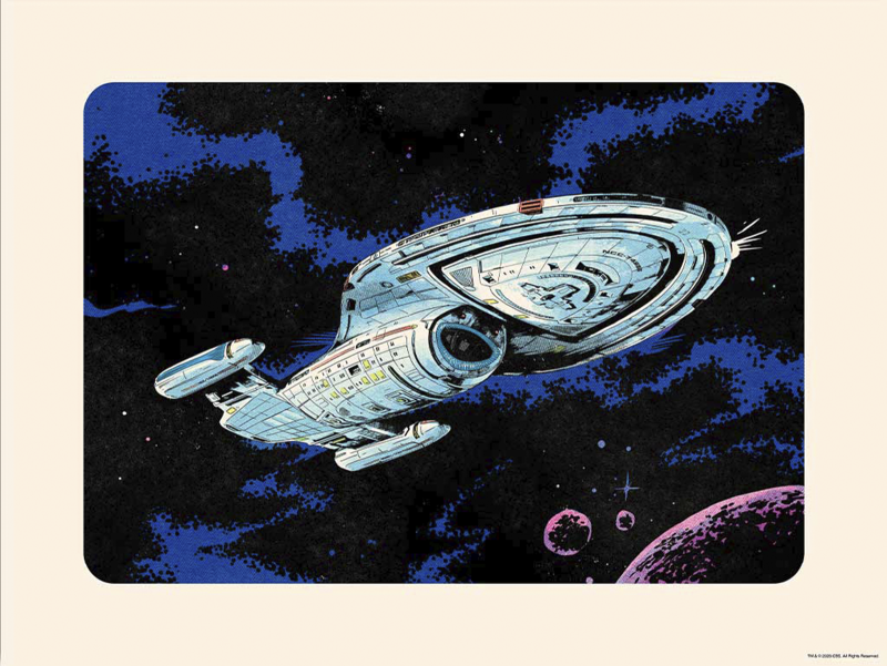 Star Trek: Starfleet Vessels - Voyager Art Print by Vice Press