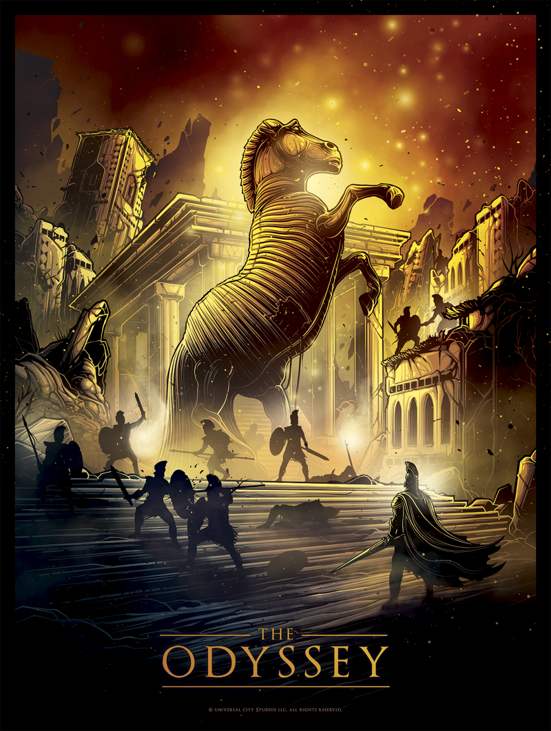 The Odyssey (By Dan Mumford) Movie Poster