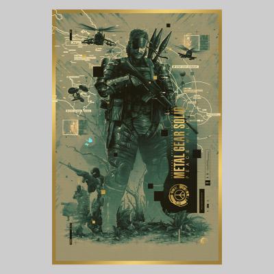 Metal Gear Solid: Peace Walker Metallic Gold Variant art print
