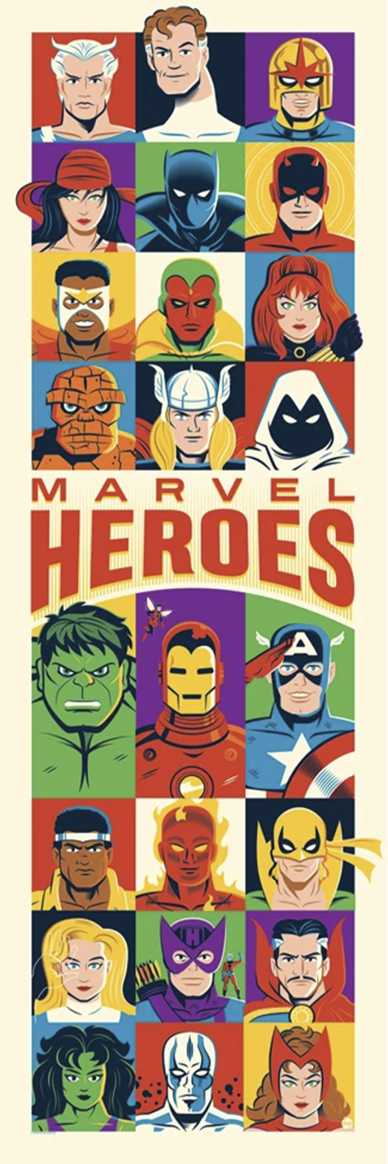 Marvel Heroes Art Print by ACME Archives