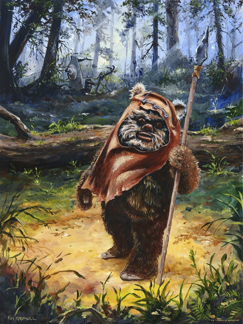 Wicket the Ewok Art Print by ACME Archives
