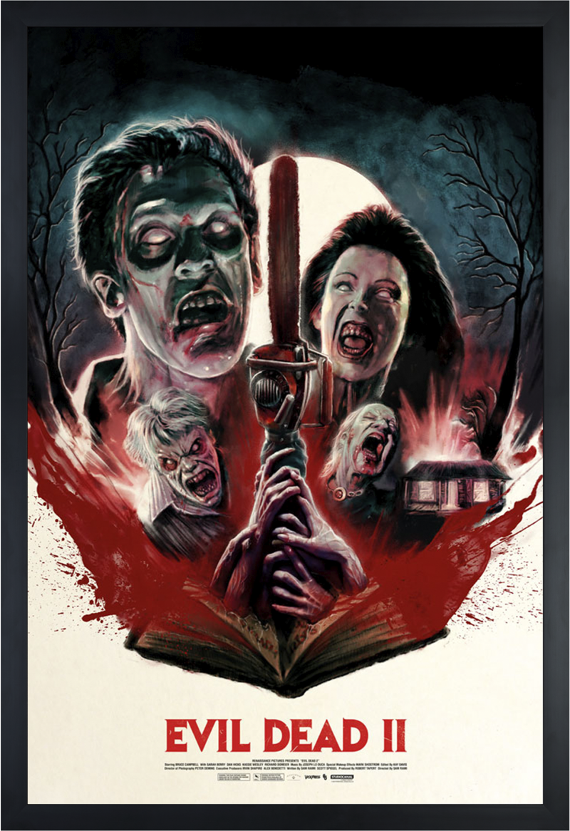 Evil Dead II Movie Poster by Vice Press