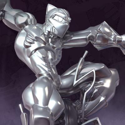 T'Challa Giant-Sized (Silver Edition) art print