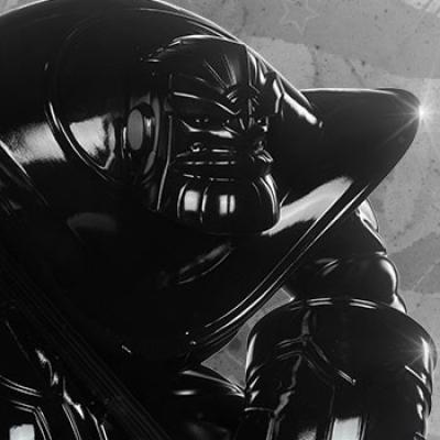 Thanos (Infinity-Sized) Gloss Black Edition art print
