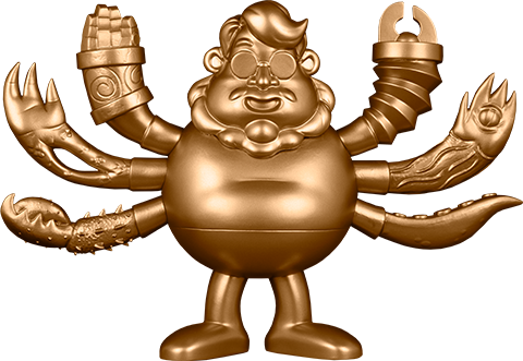 Unruly Industries(TM) Guru del Toro: Maestro of Monsters Designer Collectible Statue