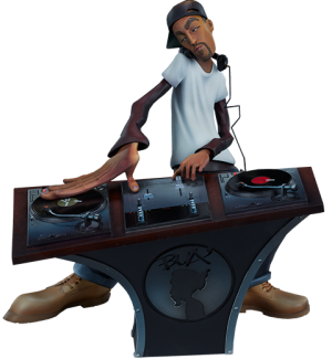 The DJ Statue