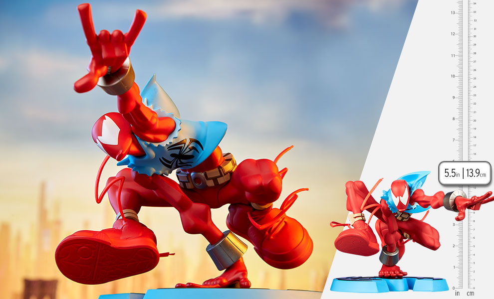 Gallery Feature Image of Scarlet Spider Designer Collectible Statue - Click to open image gallery