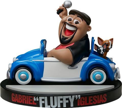 Unruly Industries(TM) Fluffy: The Fat and The Furious Designer Collectible Statue