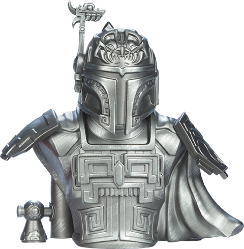 Boba Fett (Silver Variant) Designer Collectible Bust by Unruly Industries(TM)