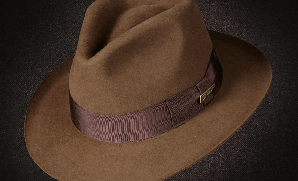 Dorfman Pacific Indiana Jones Men's Wool Felt Fedora: : Moda