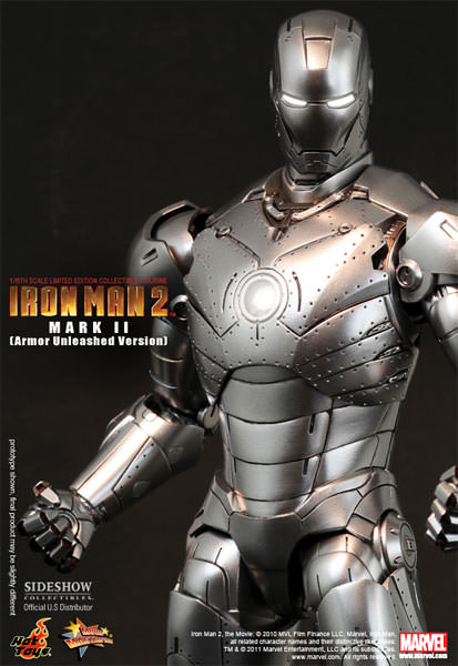 Marvel Iron Man Mark II - Armor Unleashed Version Sixth Scale Figure by Hot  Toys