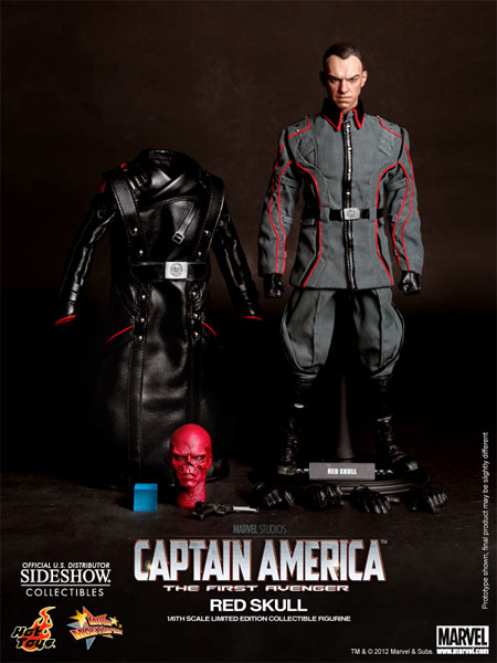 red skull action figure