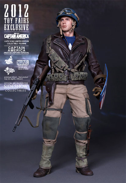 hot toys captain america rescue version