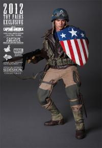 Gallery Image of Captain America - Rescue Version Sixth Scale Figure