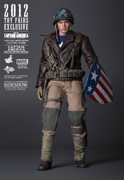 hot toys captain america rescue version