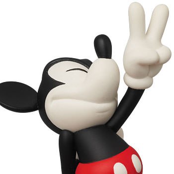 Disney Peace Sign Mickey Vinyl Collectible by Medicom Toy