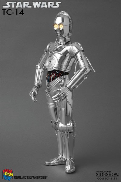 Medicom Kubrick 2011 Star Wars TC-14 Silver Chrome 100% Wonder Festival Figure 