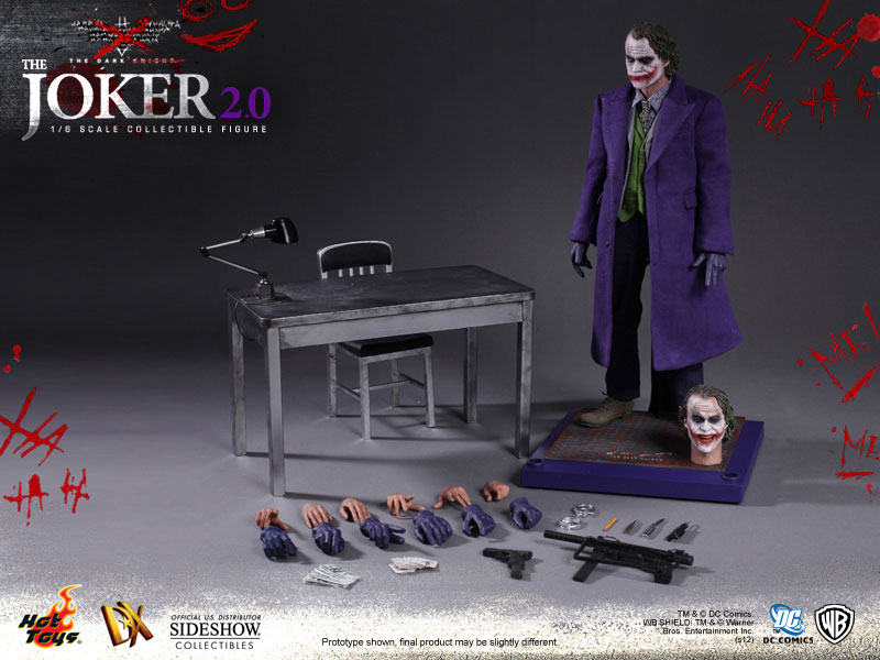 Hot Toys Neck Posts Joker DX11 Bank Robber Joker Neck Peg 1/6th Scale Figure