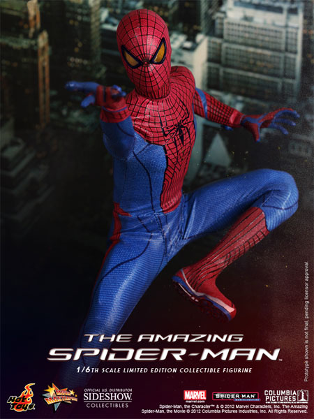 hot toys spiderman andrew garfield