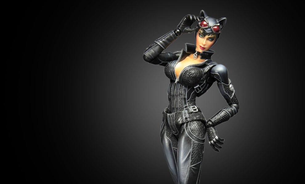 Dc Comics Catwoman Arkham City Collectible Figure By Square Enix Sideshow Collectibles