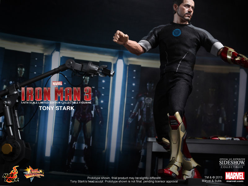 tony stark iron man 3 hot toys
