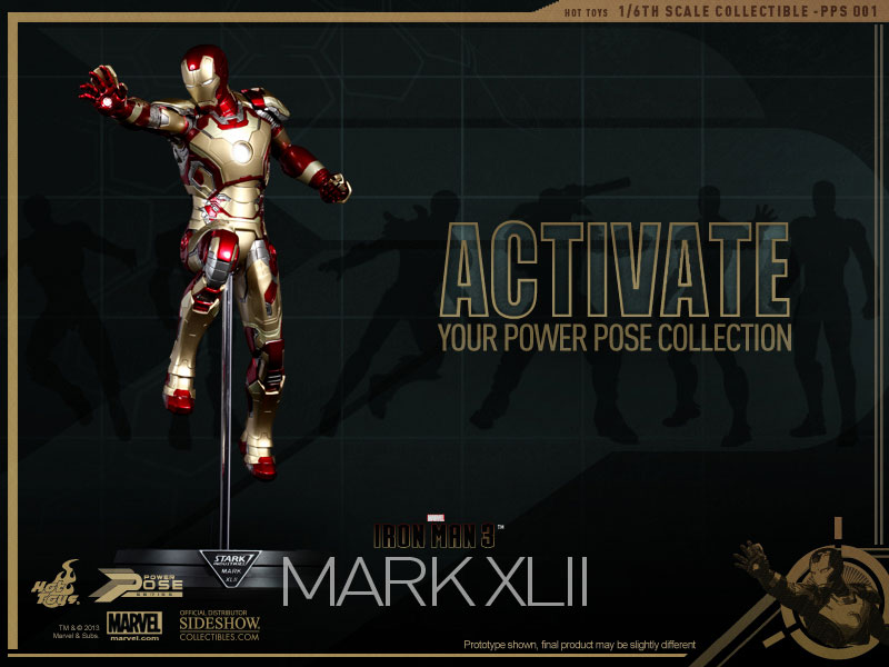 Marvel Iron Man Mark XLII Sixth Scale Figure by Hot Toys