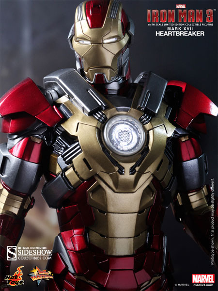 Marvel Iron Man 3 Mark XVII 17 Heartbreaker 1/6 Collectible Bust 