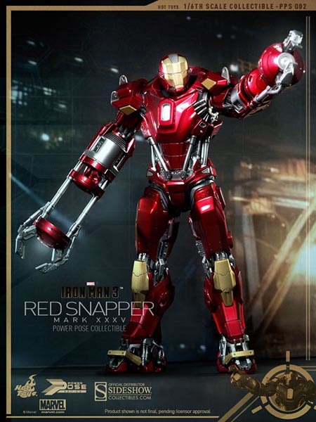 【新品・未開封】アイアンマン マーク35 RED SNAPPER 1/6スケール Marvel Iron Man Mark XXXV (35) - Red Snapper Sixth Scale Figure by