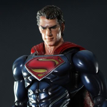 シルバーエイジ スーパーマン スタチュー MANOFSTEEL DC Comics Superman - Man of Steel Collectible Figure by Squa