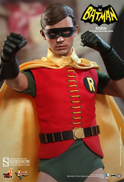 Details about   Batman 1966 Classic Robin Burt Ward Cosplay Costume 