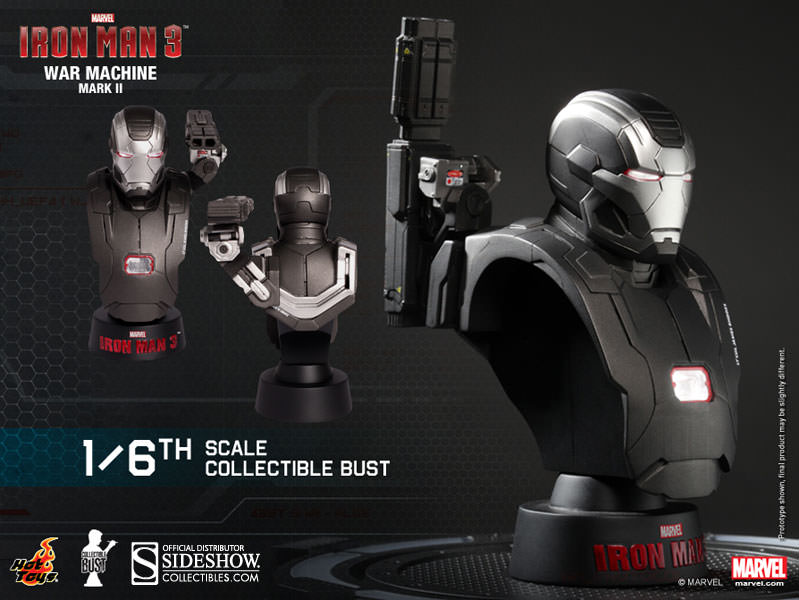 Avengers Age Of Ultron War Machine Mark Ii Sixth Scale Bust